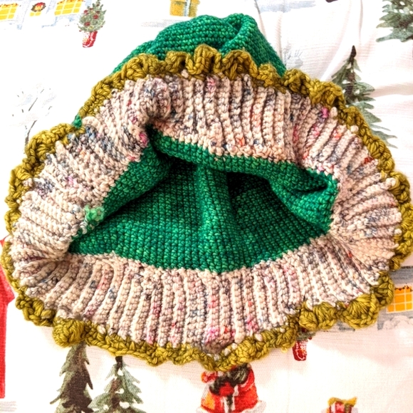 Handcrafted crochet soft beanie hat washable wool - Picture 9 of 15